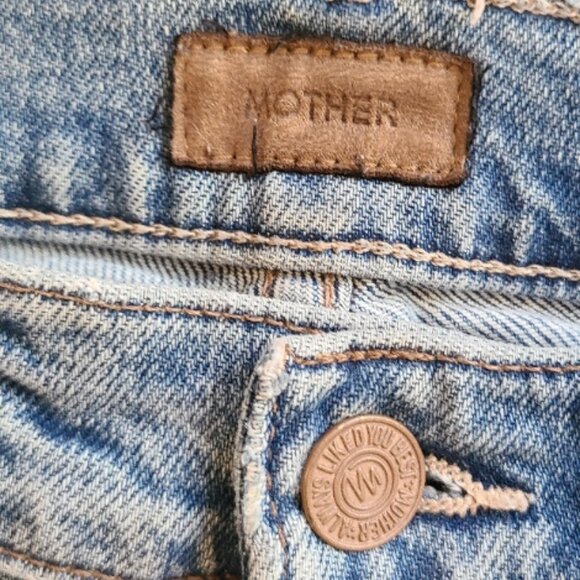 MOTHER DENIM MID RISE DAZZLER ANKLE JEANS TROPIC LIKE IT'S HOT STRETCH sz 26 - Picture 6 of 8
